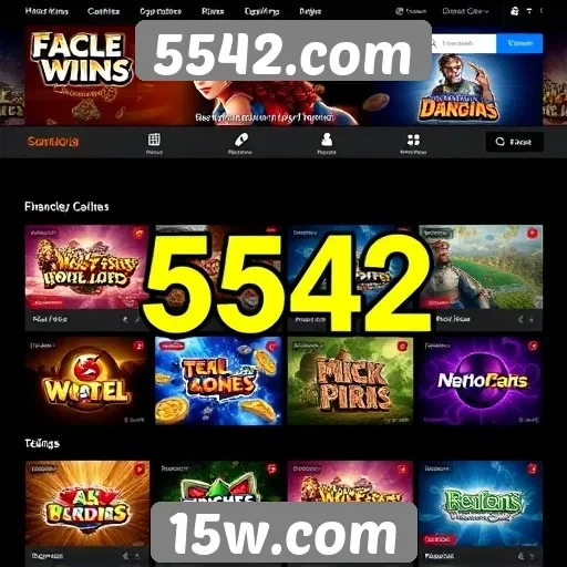 Novas funcionalidades no site 5542.com