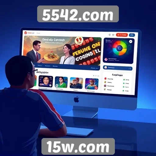 Análise da interface do usuário em 5542.com